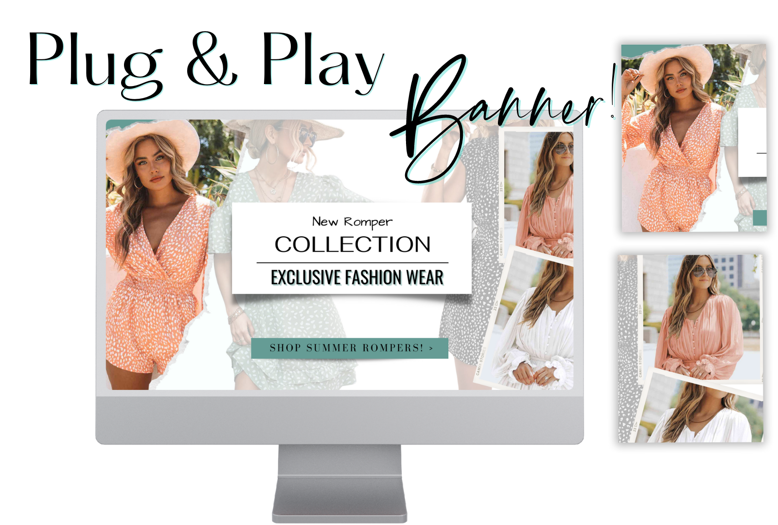 New Collection Inspired Banners - Boutique Marketing Studio