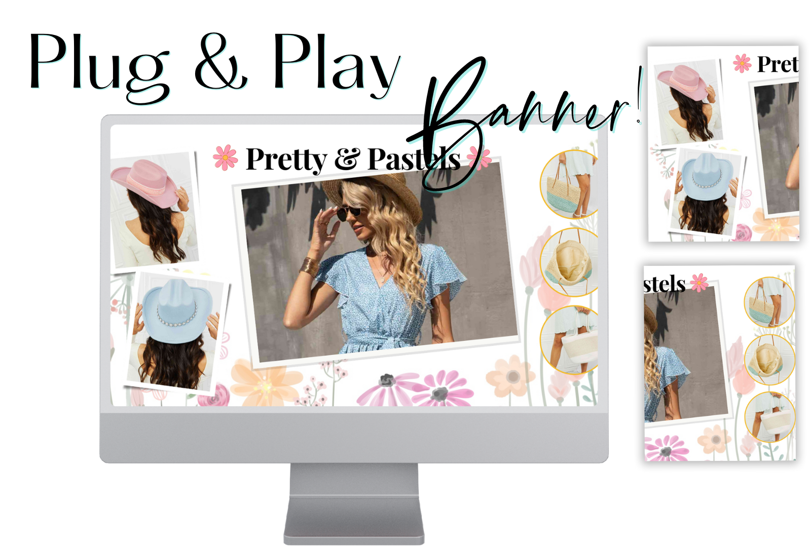 Pretty & Pastels Inspired Banner - Boutique Marketing Studio