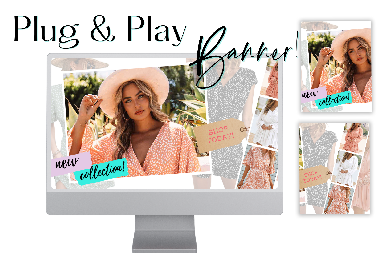 New Collection Inspired Banners - Boutique Marketing Studio