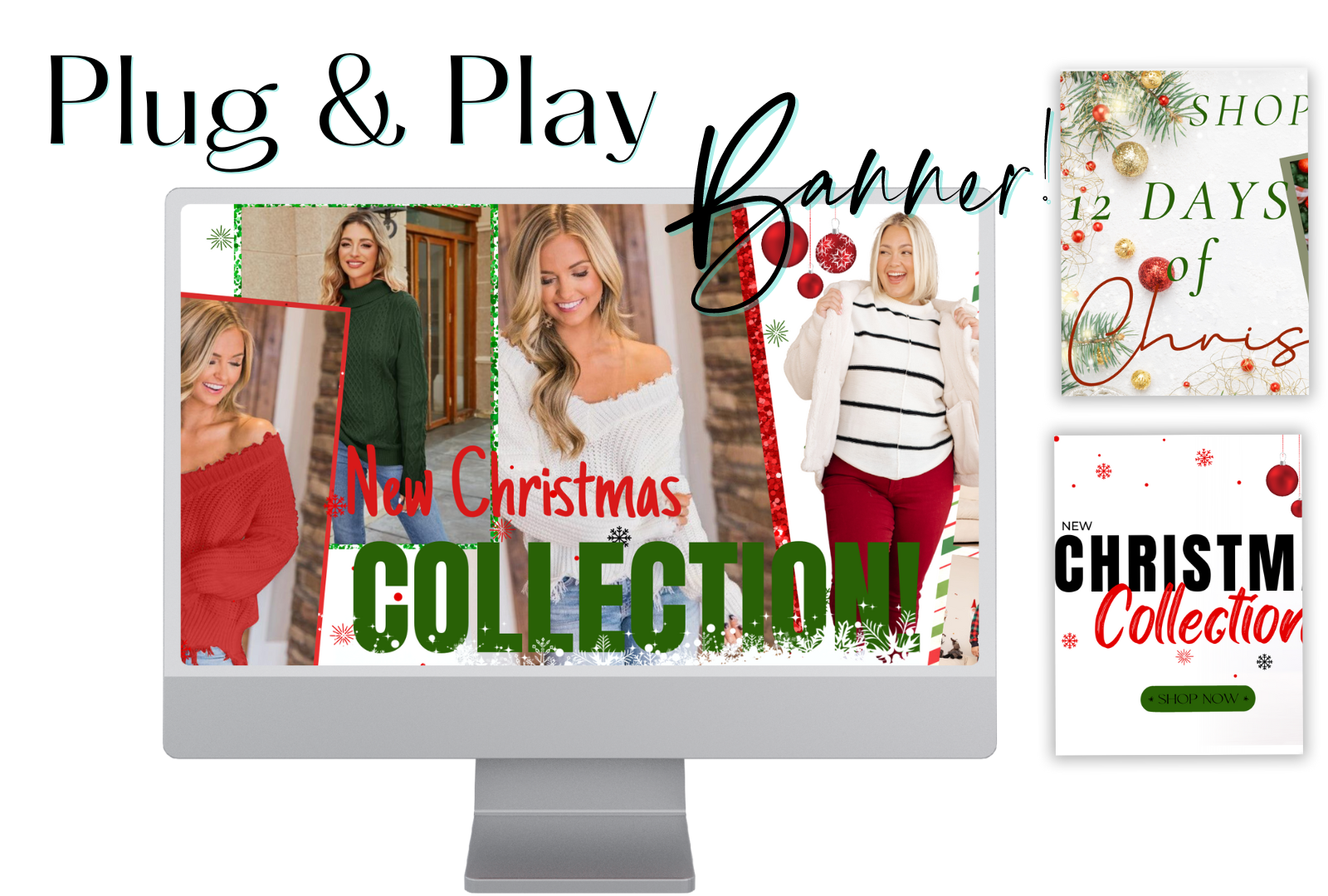 Christmas Inspired Banners - Boutique Marketing Studio
