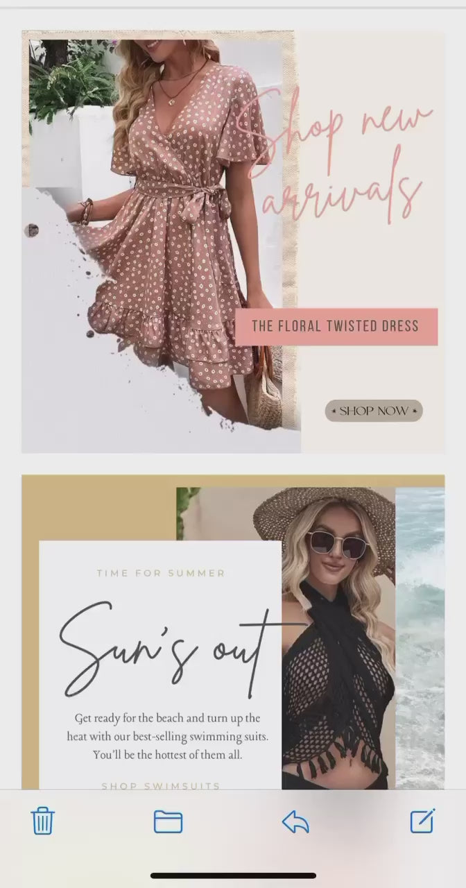 Sandy Beaches Inspired Template